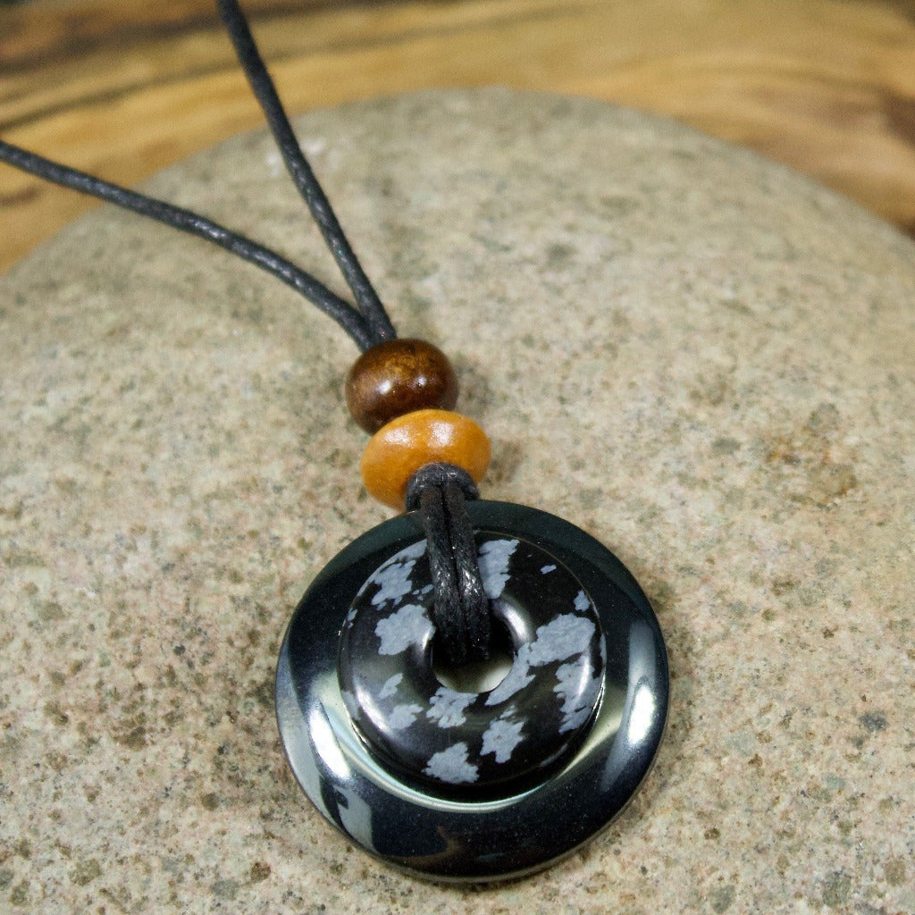 Snowflake Obsidian and Hematite
Destiny Duo