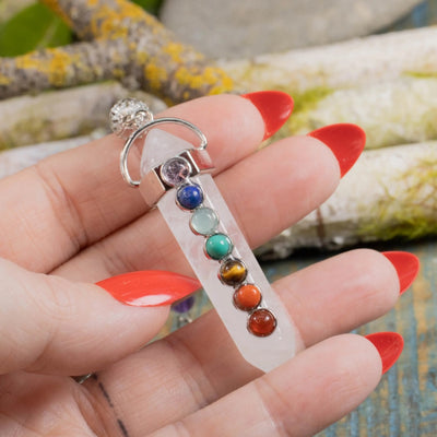 Quartz Chakra Pendulum