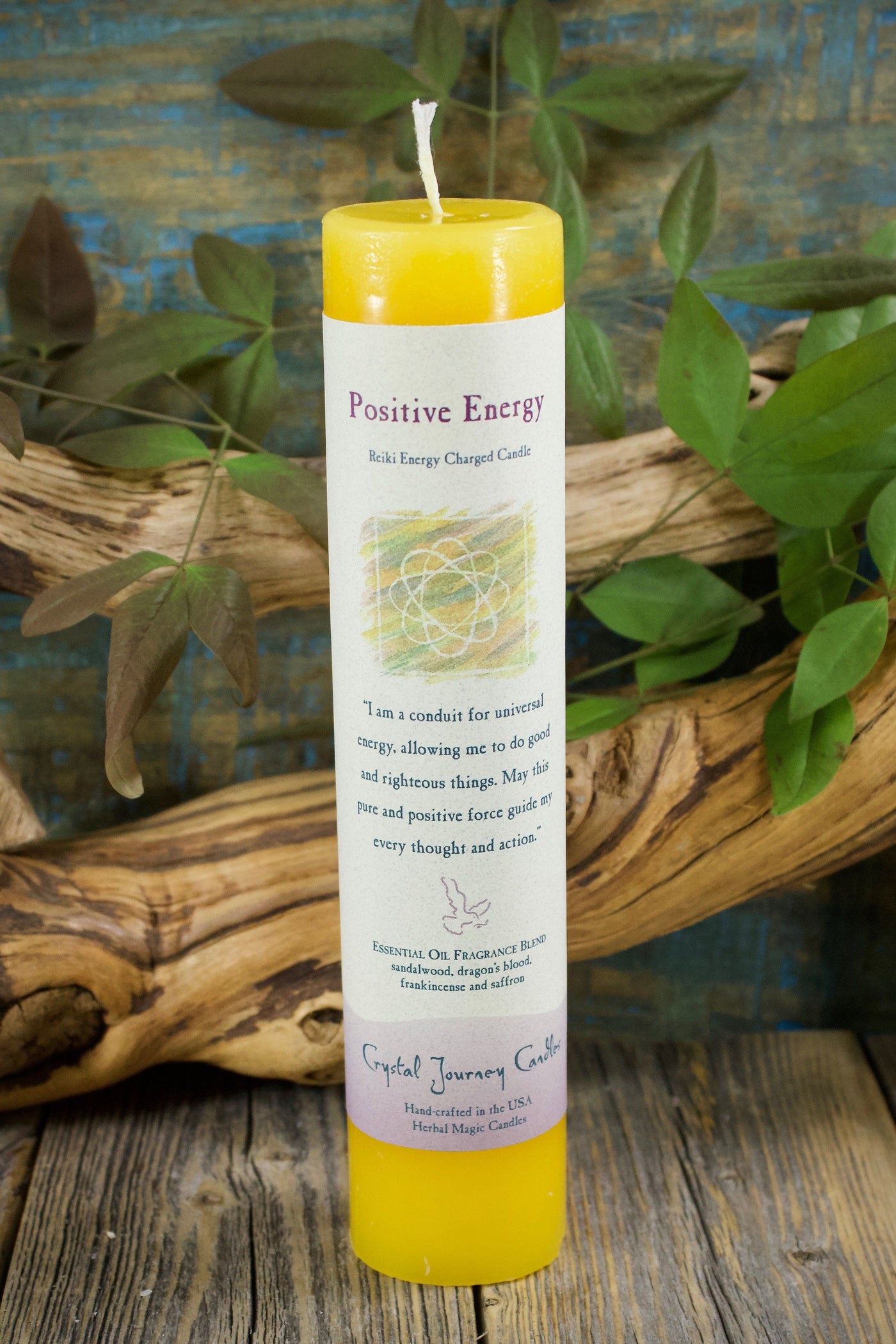 Positive Energy Herbal Magic Candle