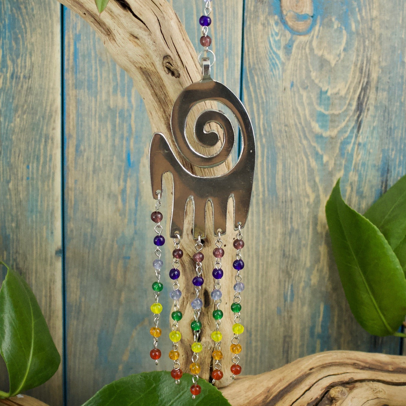 Beaded Hand Suncatcher