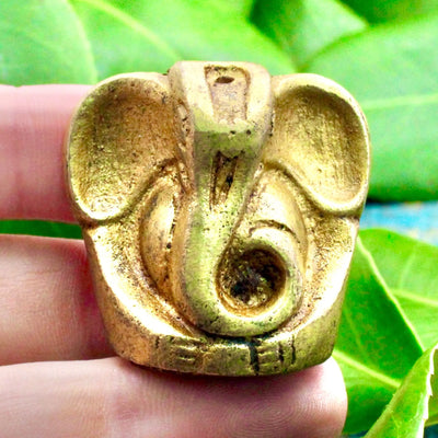 Brass Ganesha Incense Holder