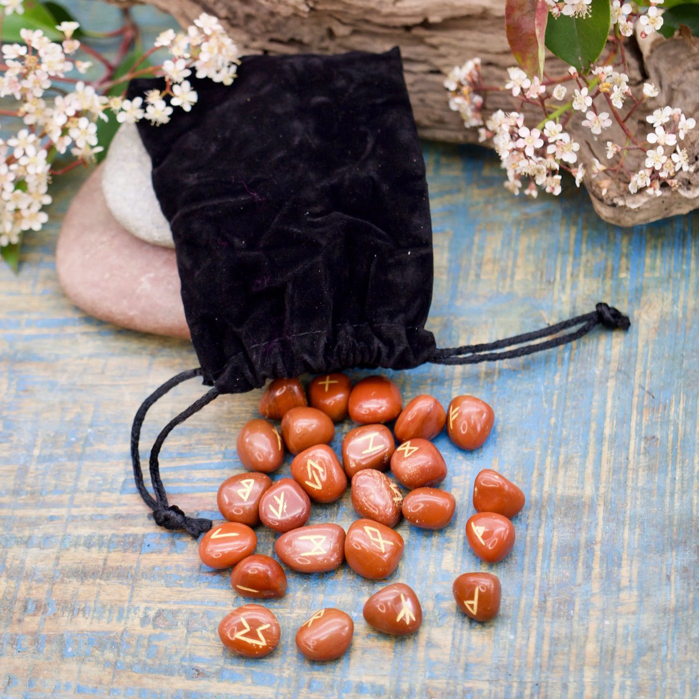 Red Jasper Rune Stones