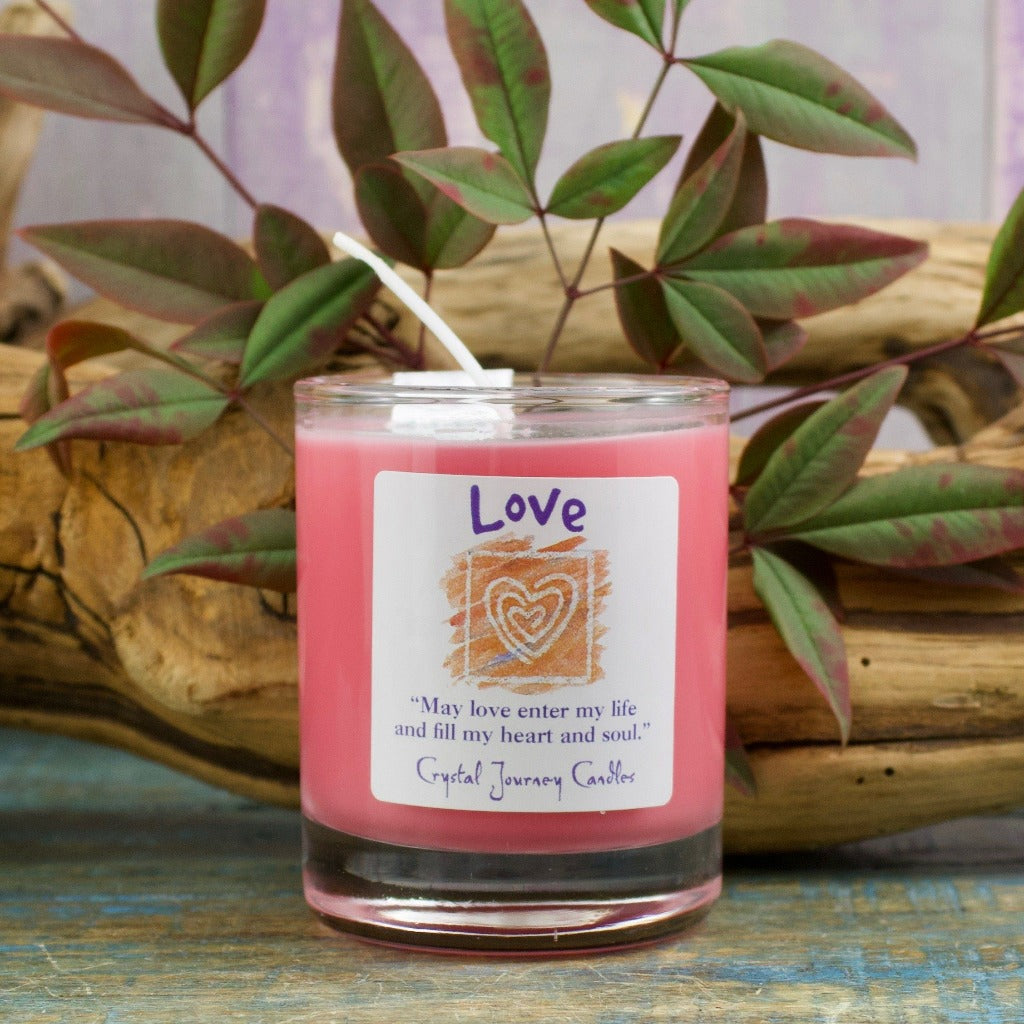 Love Herbal Magic Votive Candle