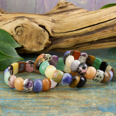 Sacred Stone Mini-Dome Bead Bracelet