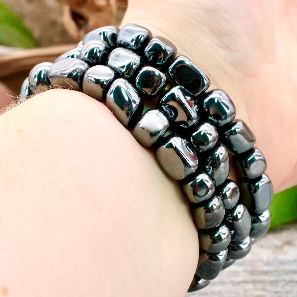 Hematite Tumbled Bracelet