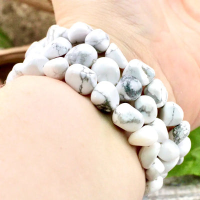 Howlite Tumbled Bracelet