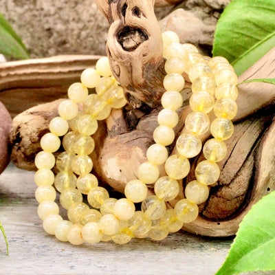 6-7mm Citrine Ballbead Bracelet