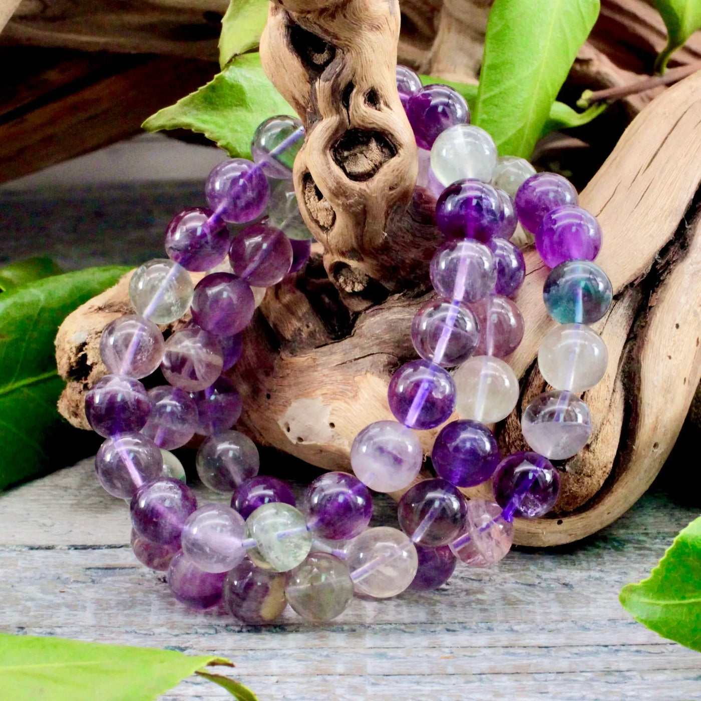 10mm Fluorite Bracelet