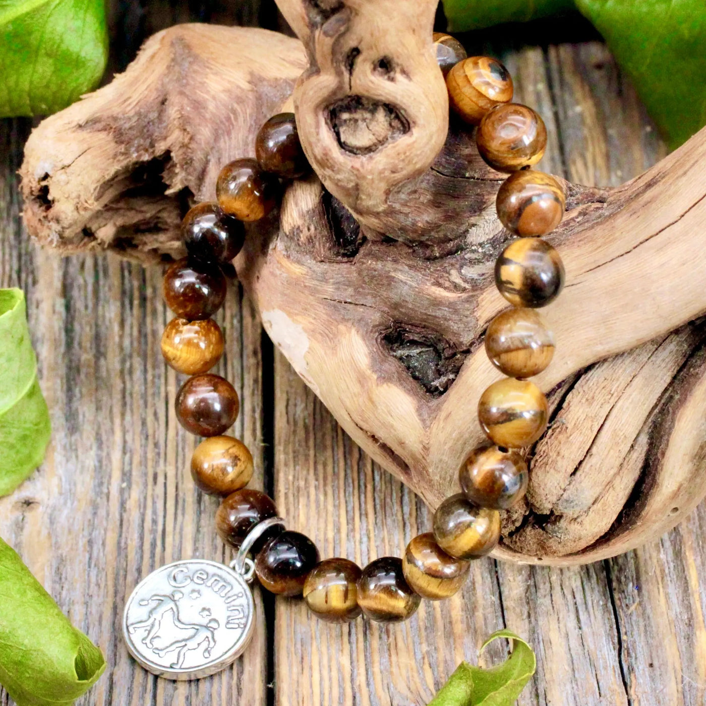 Tiger's Eye Zodiac Bracelet - Gemini