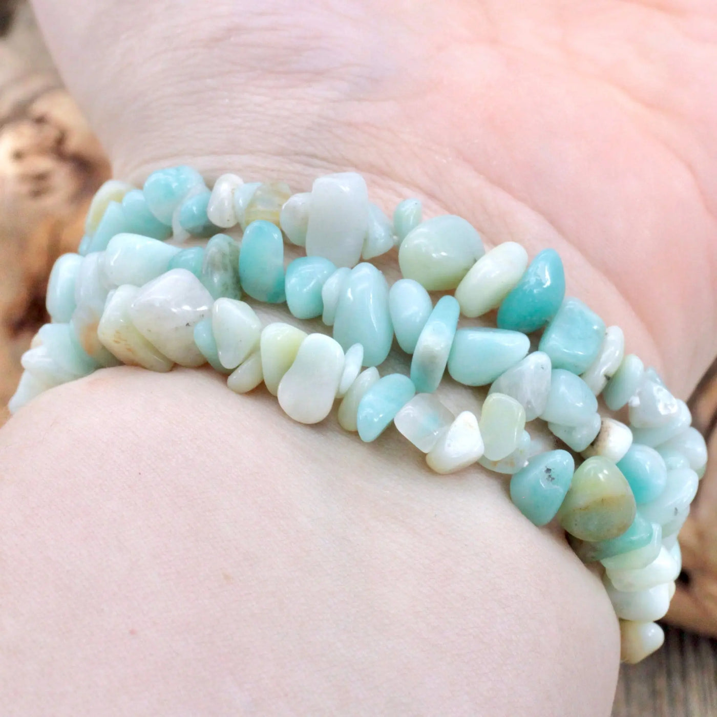 Amazonite Chip Bracelet