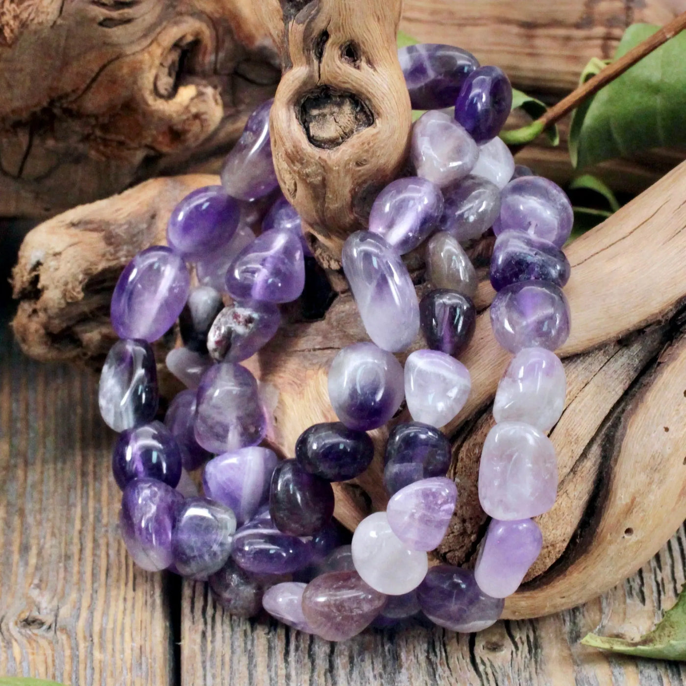 Amethyst Tumbled Bracelet