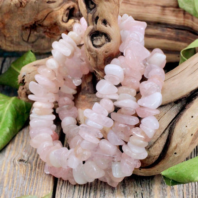 Morganite Chunky Chip Bracelet