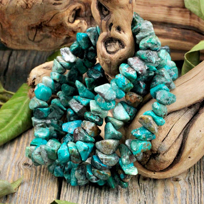 Chrysocolla Chunky Chip Bracelet