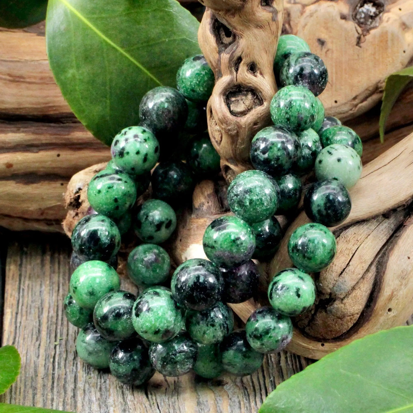 Ruby in Zoisite Bracelet - 12mm