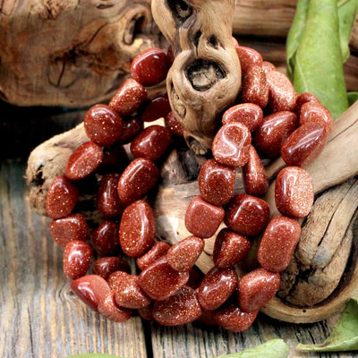 Goldstone Tumbled Bracelet