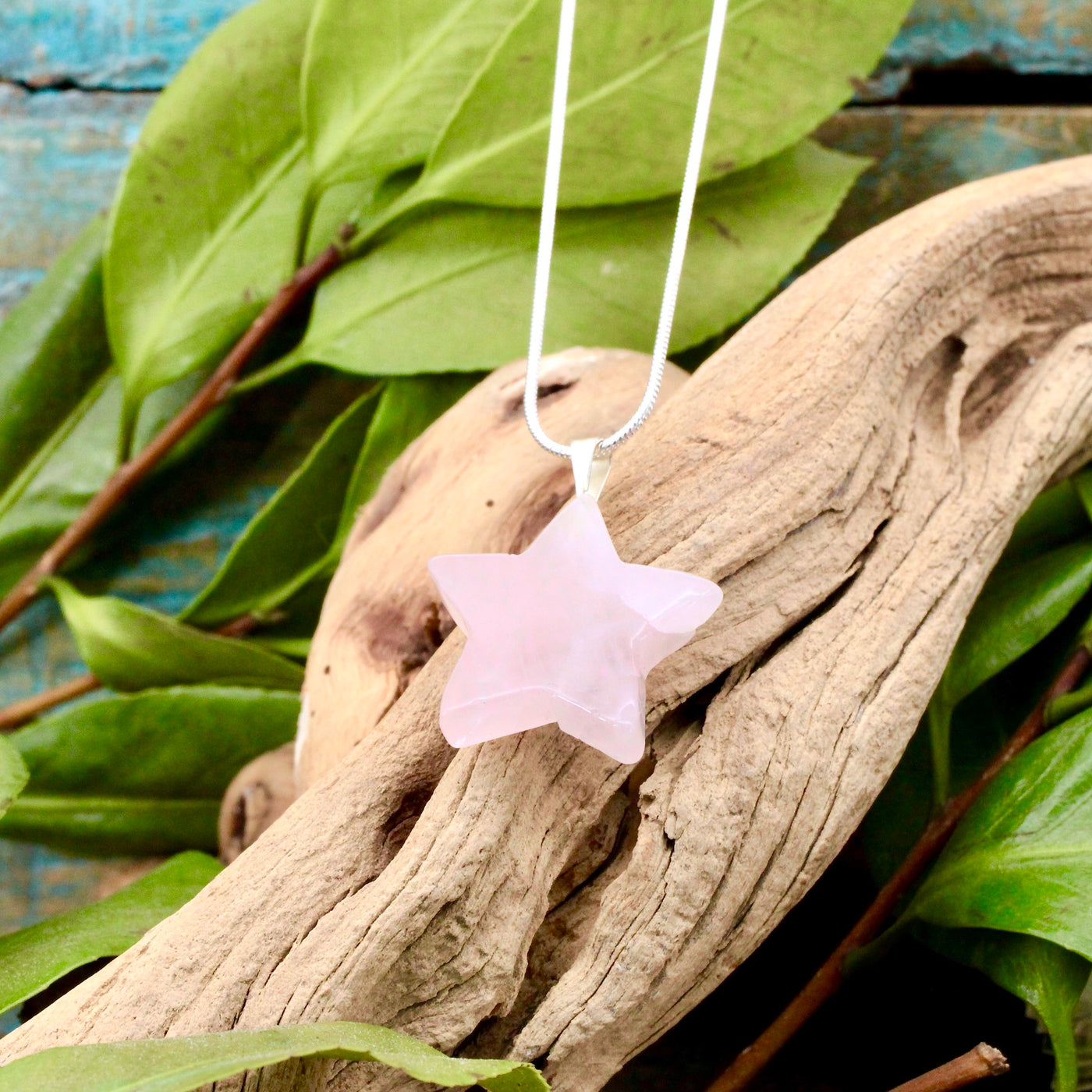 Rose Quartz Star Pendant