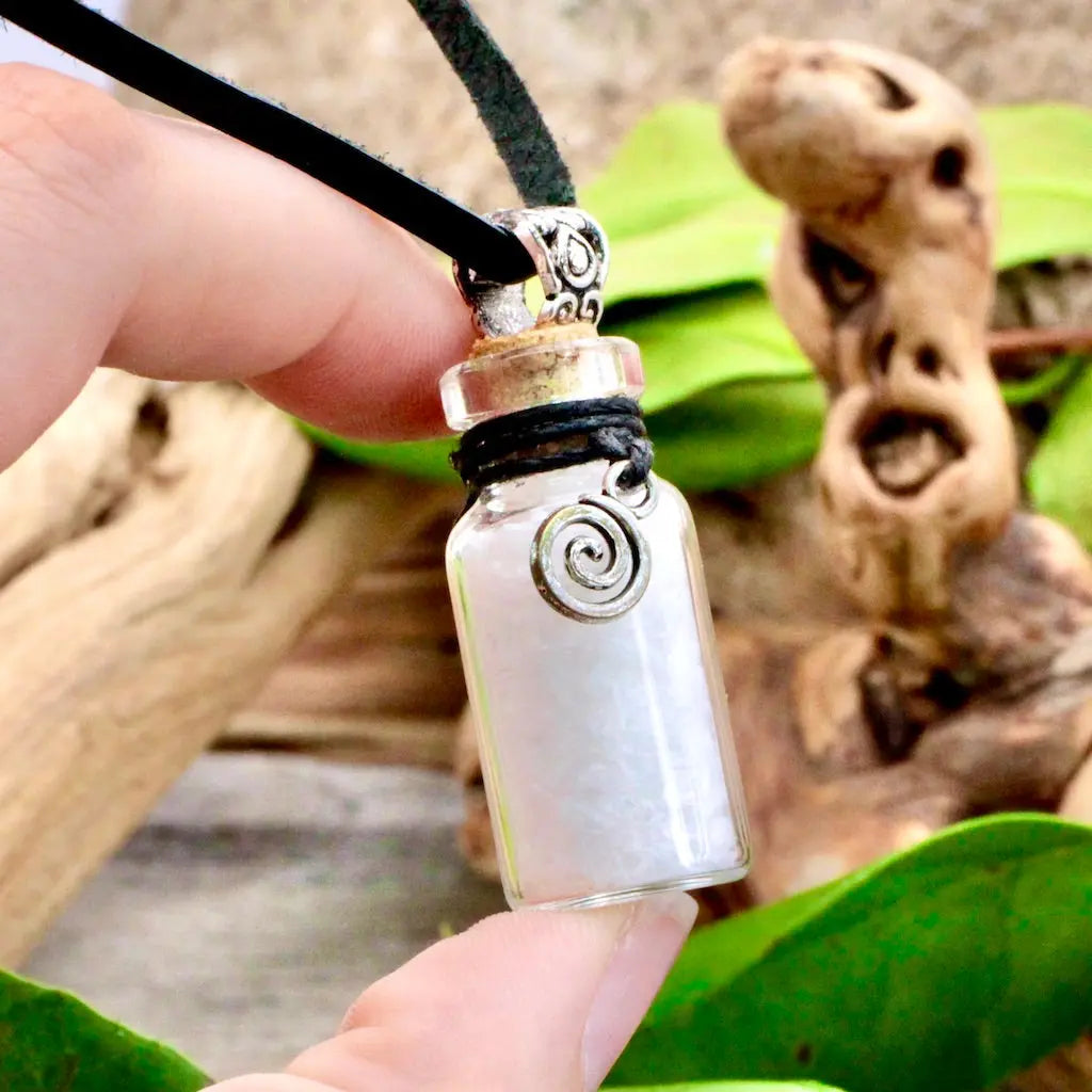 Cleansing Spell Jar with Selenite Necklace