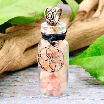 Creativity Spell Jar with Sunstone Necklace