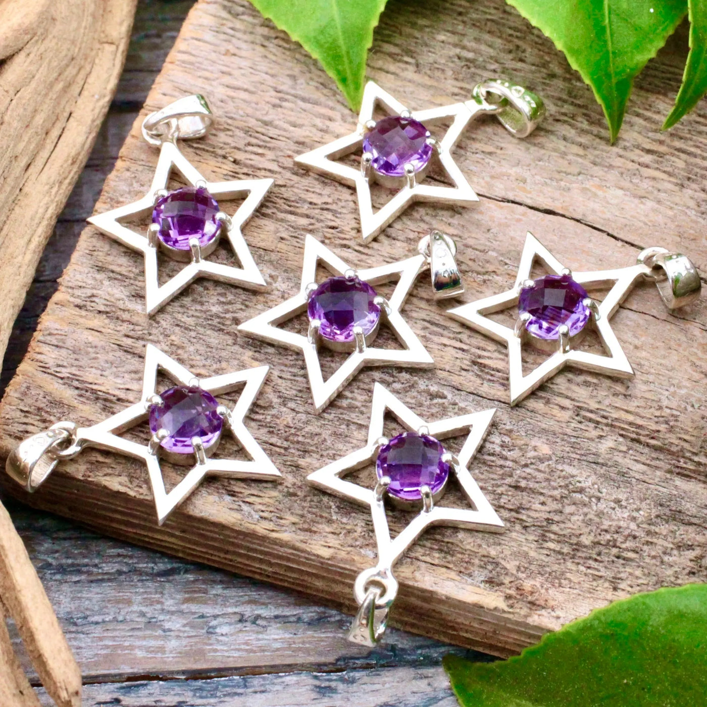 Amethyst Star Pendant