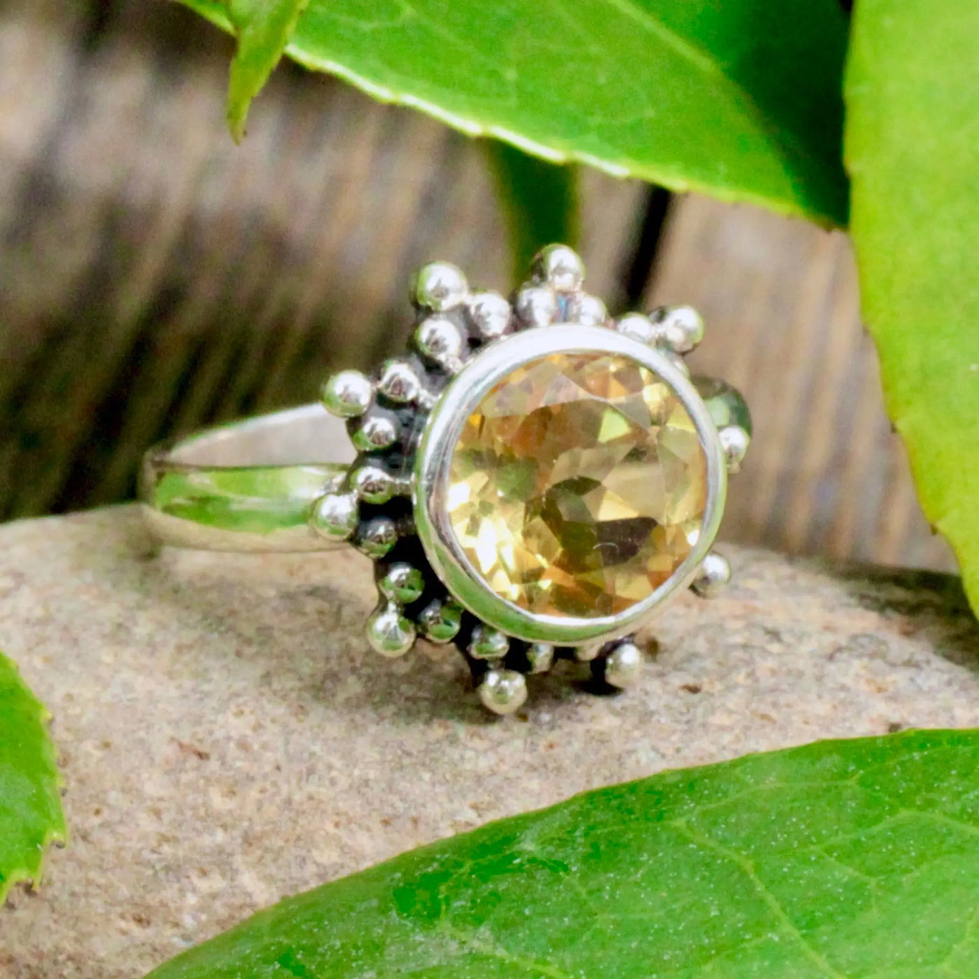 Citrine Sun Ring