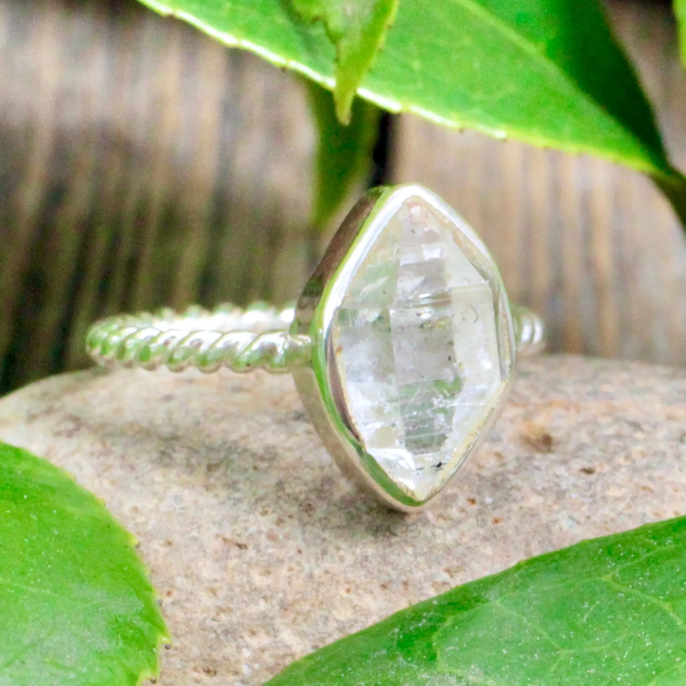 Herkimer Diamond Ring