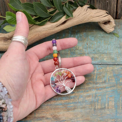 Chakra Tree of Life Keychain