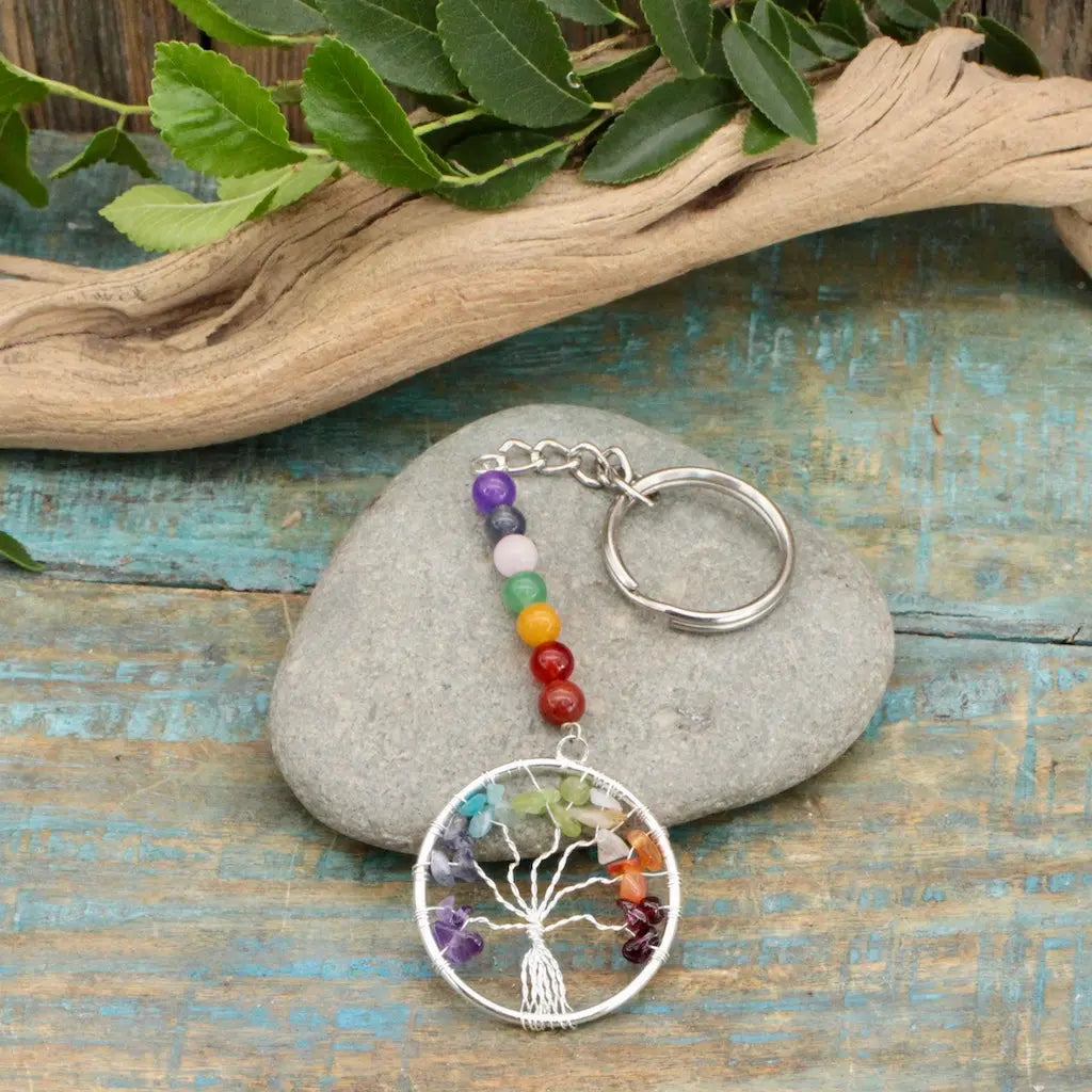 Chakra Tree of Life Keychain