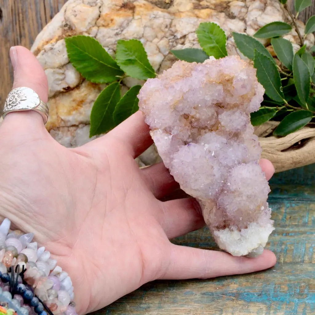 Large Lavender Spirit Quartz Druzy Cluster -Offering 1