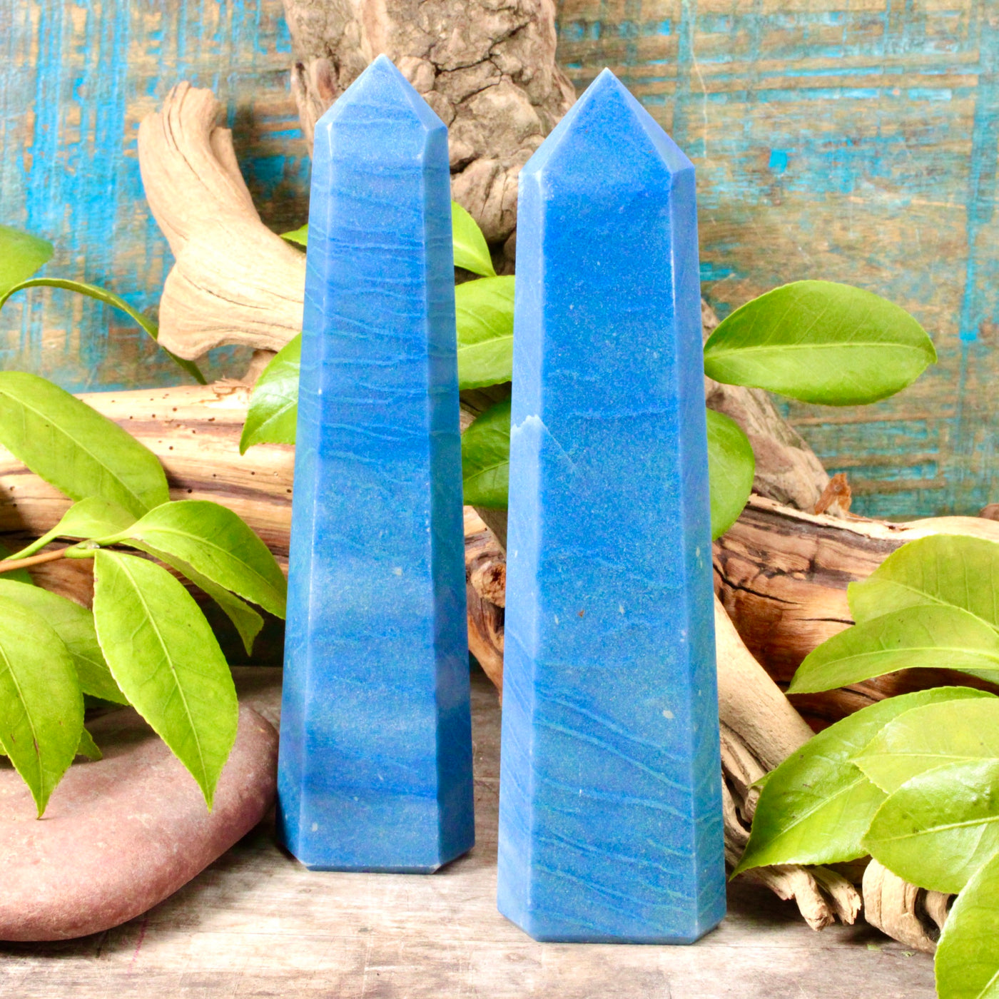 Blue Carbon Quartz Tower- Medium