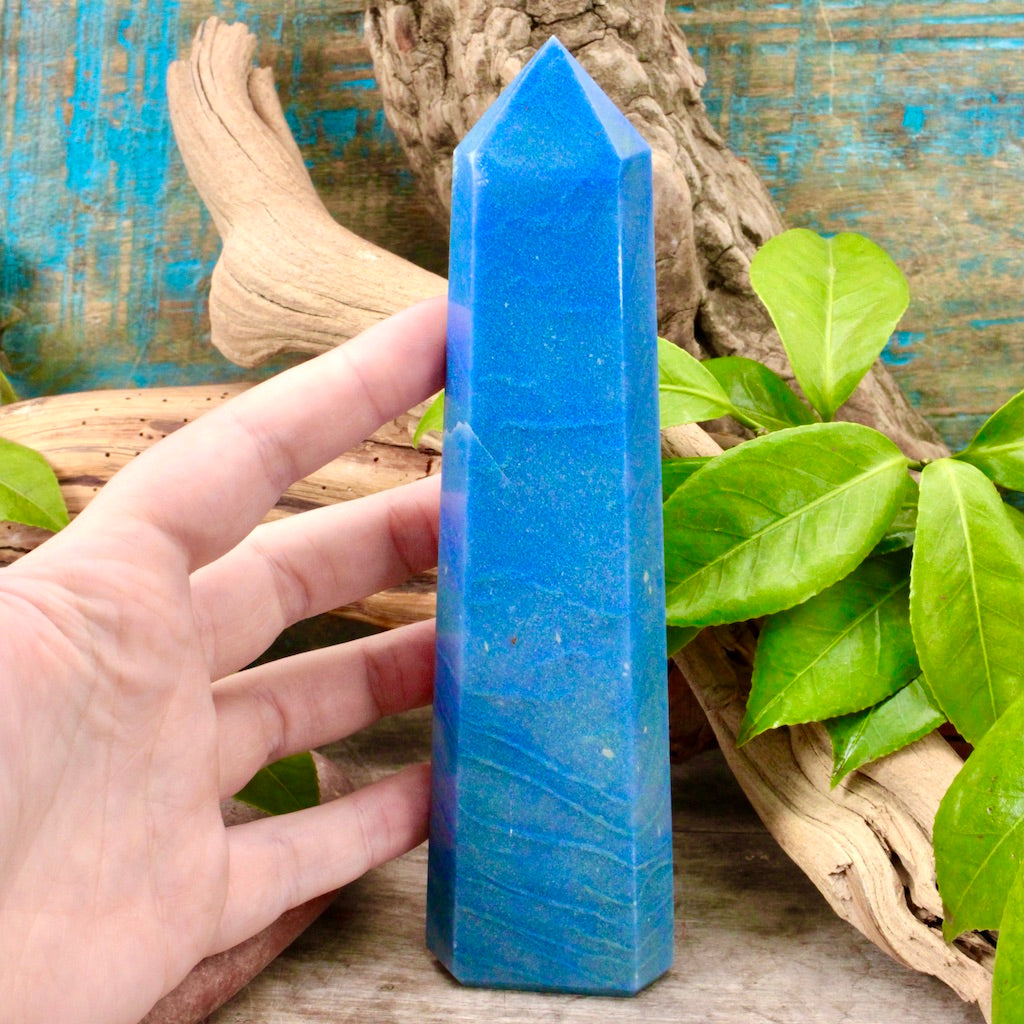 Blue Carbon Quartz Tower- Medium