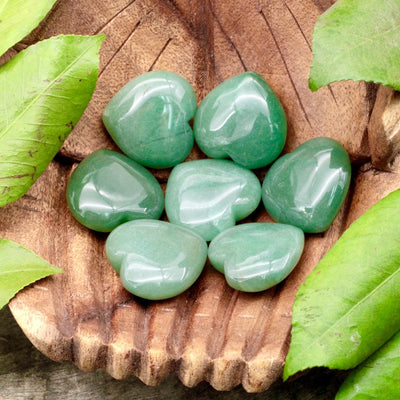 Small Green Aventurine Heart