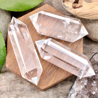 Small Double Terminated Quartz Point