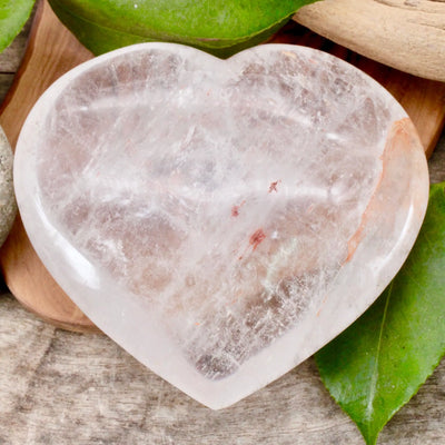 Extra Large Clear Quartz Heart