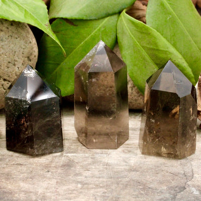 Chunky Smoky Quartz Tower