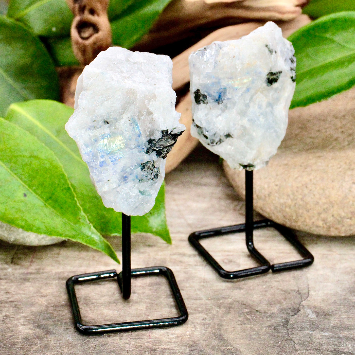 Healing Crystal Rainbow Moonstone Mini Pin for Leo, Aries, Scorpio, Sagittarius and Pisces