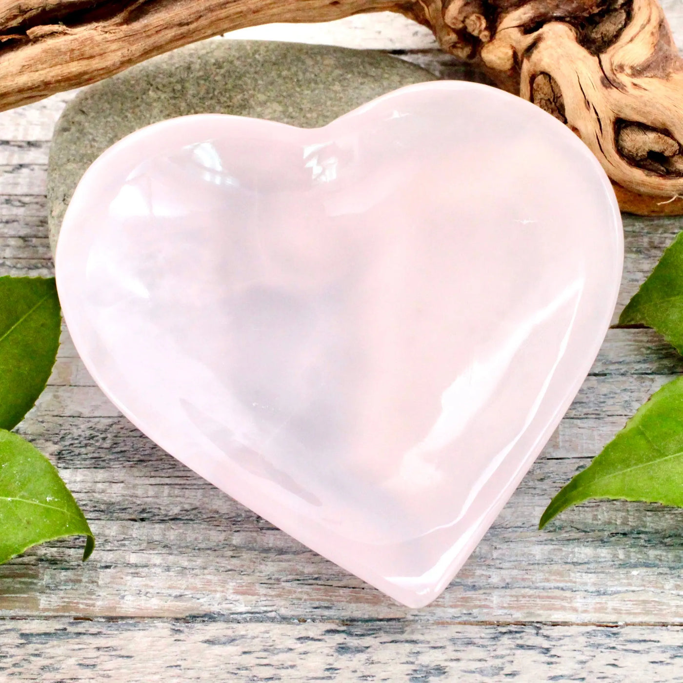 Pink Calcite Heart Bowl