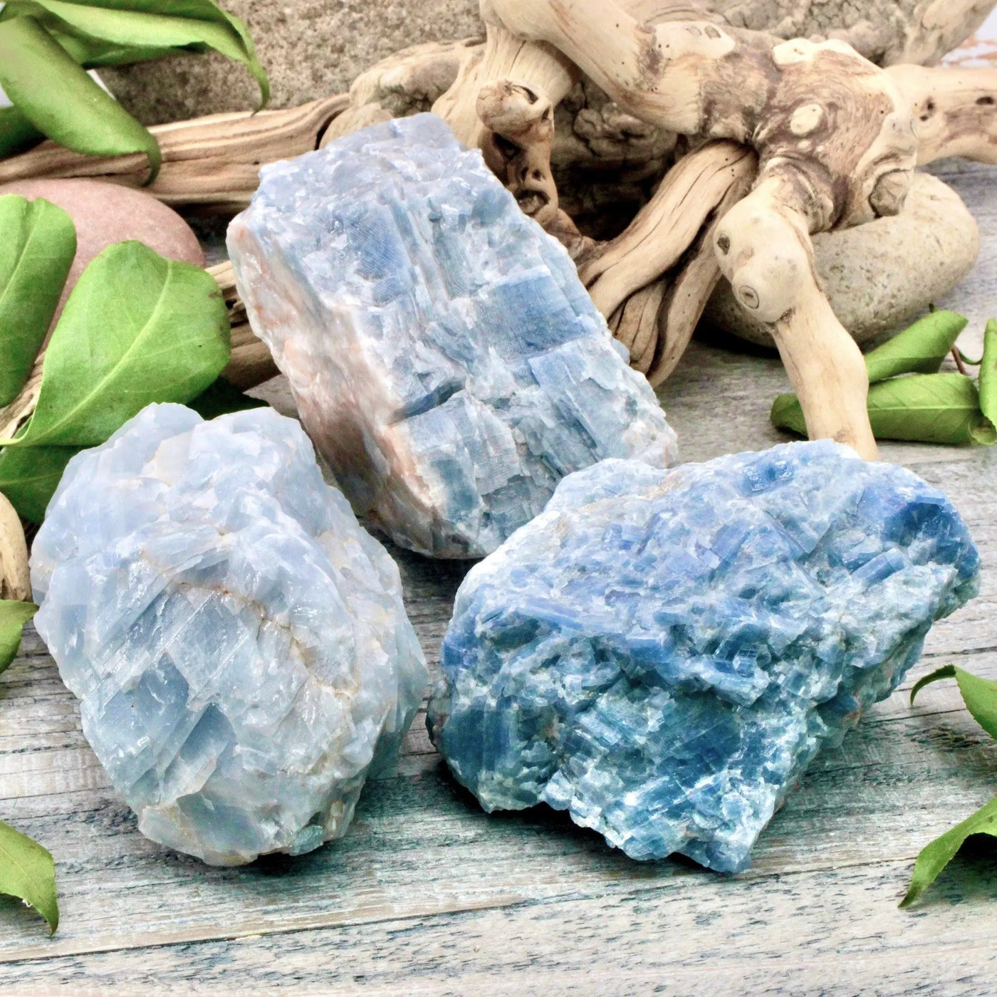 Blue Calcite Chunk