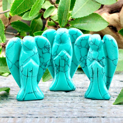 Turquoise Howlite Angel