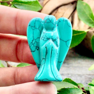 Turquoise Howlite Angel