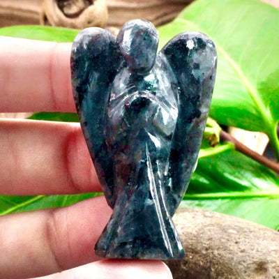 2" Larvikite Angel