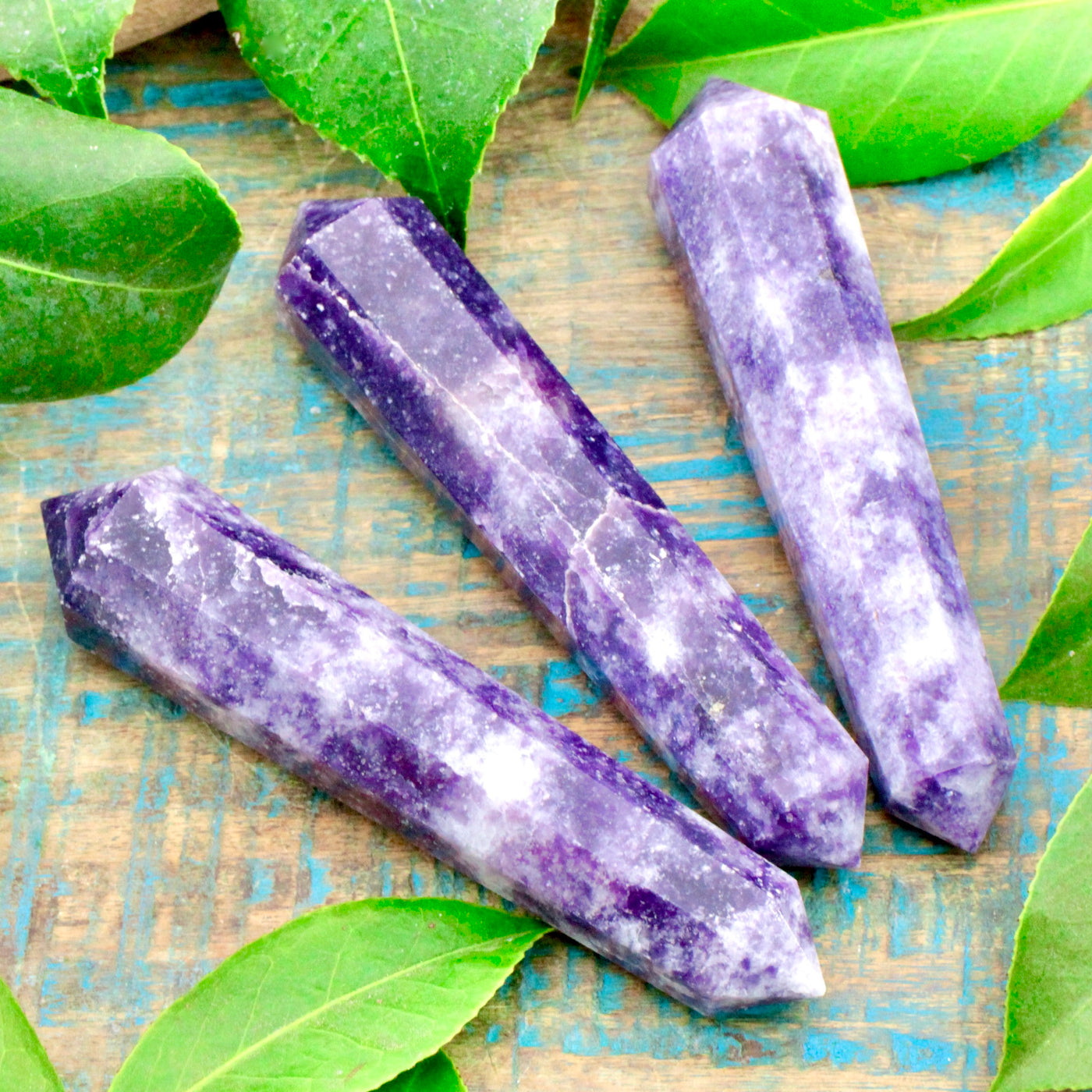 Lepidolite Double Terminated Wand