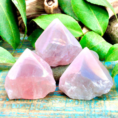 Aura Rose Quartz Power Point - Small