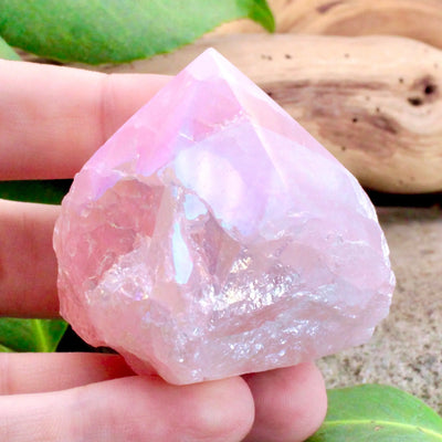 Aura Rose Quartz Power Point - Small