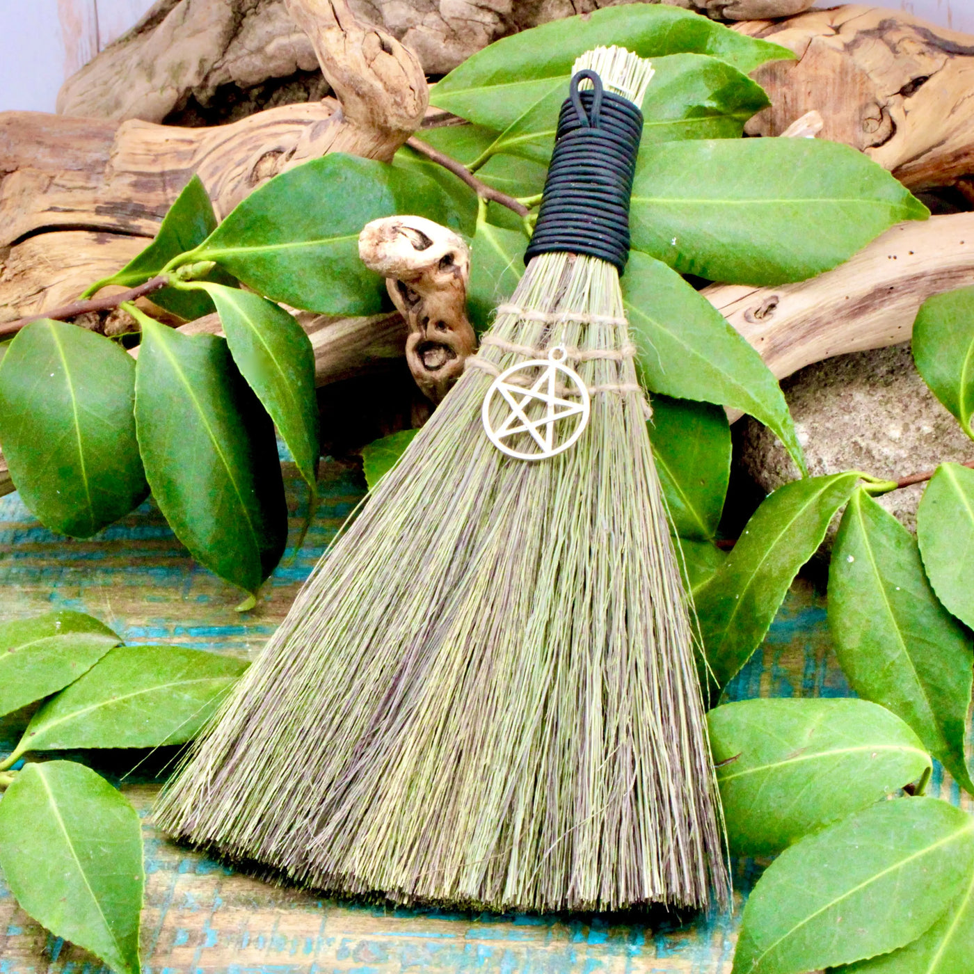 Pentacle Wicca Broom