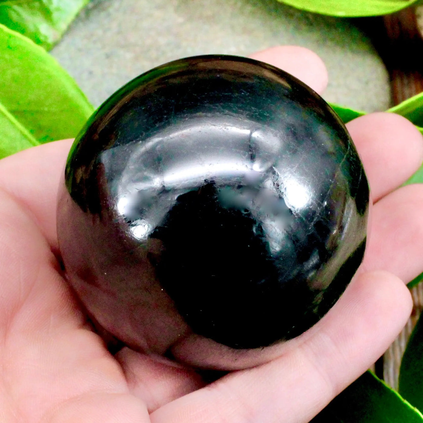 Black Tourmaline Sphere