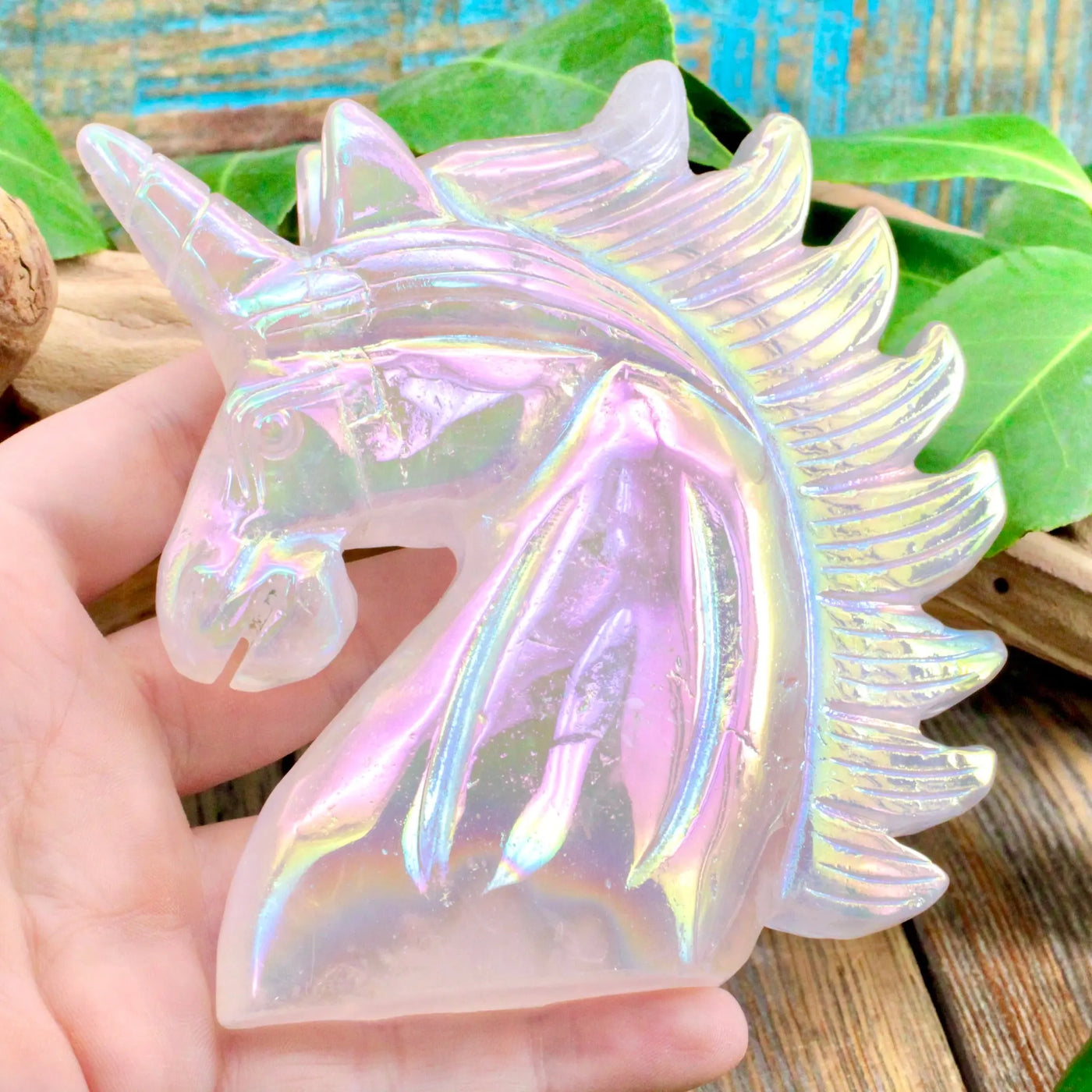 Aura Unicorn Carving