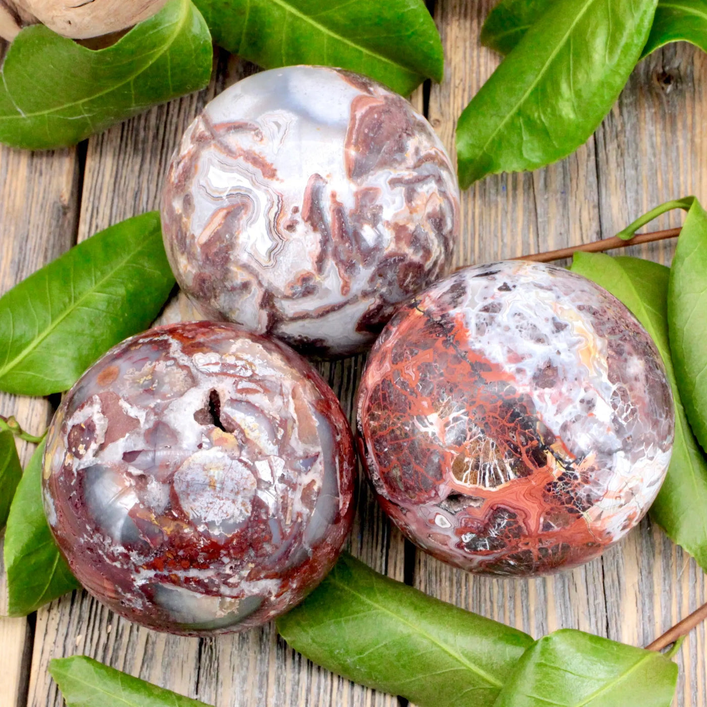 Crazy Lace Agate Sphere