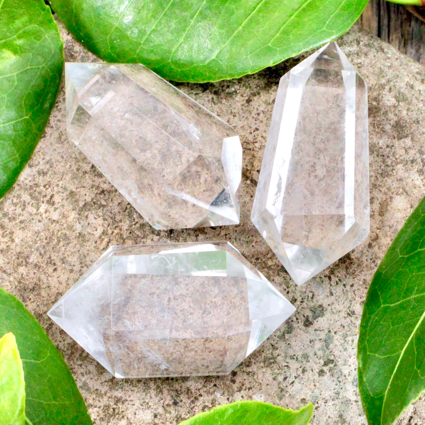 Double Terminated Quartz Point