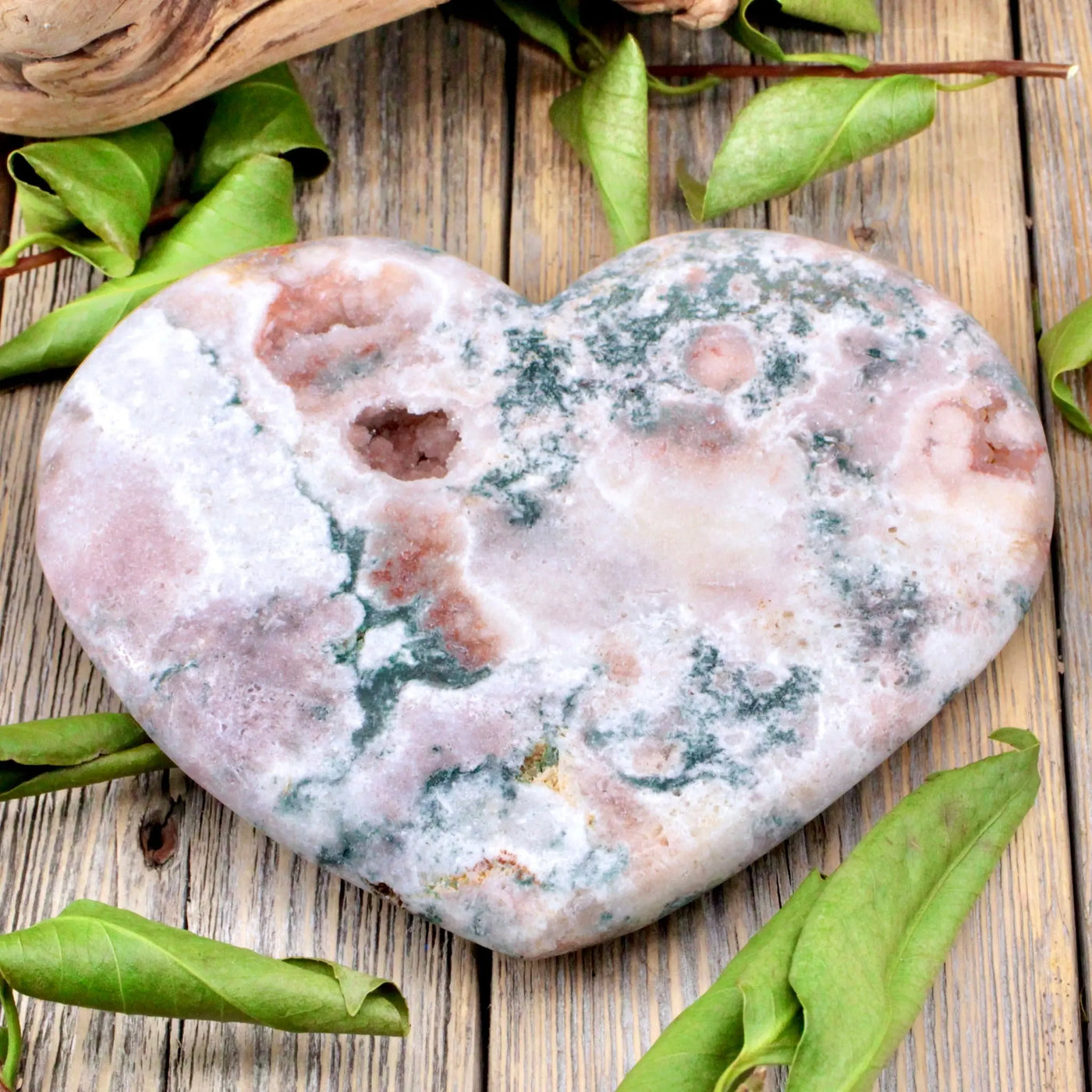 Pink Amethyst Heart