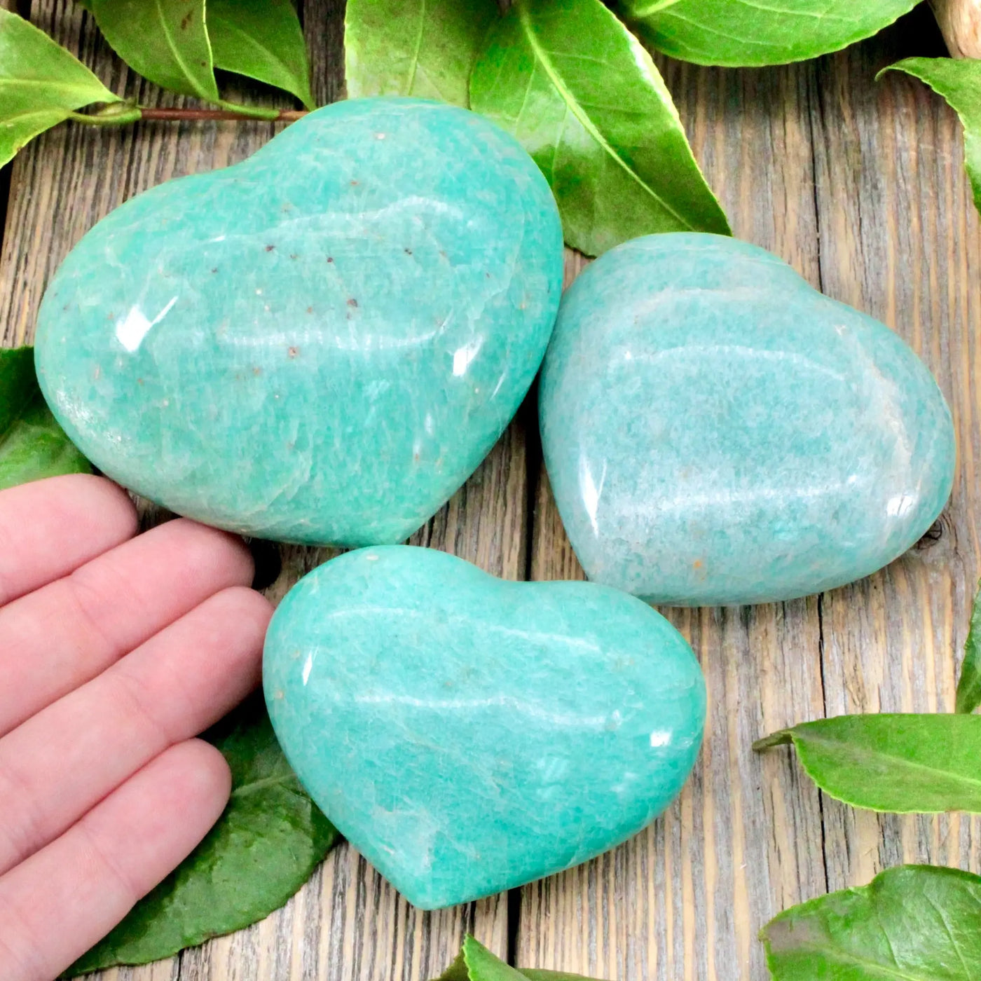 Amazonite Heart